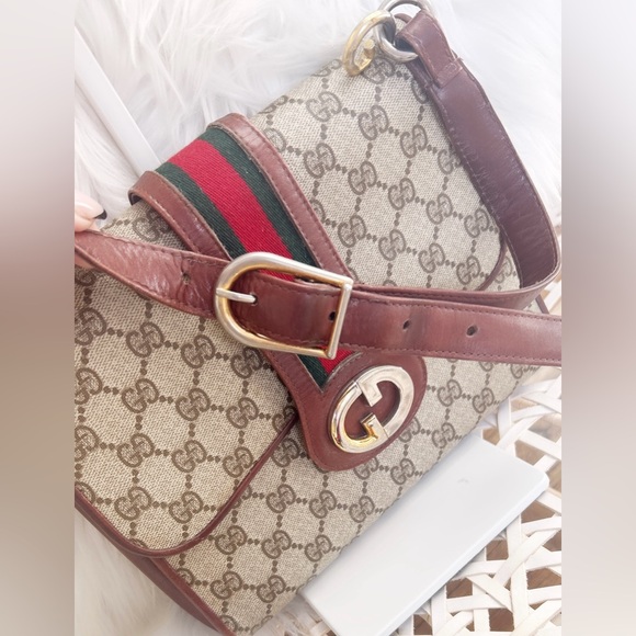 Vintage Gucci GG Supreme Web Sherry Line Bag - Picture 14 of 16